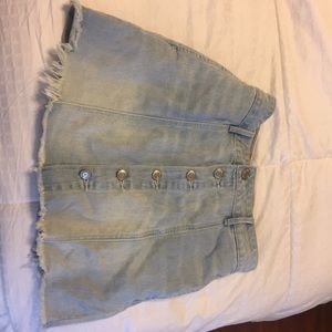 American eagle jean skirt